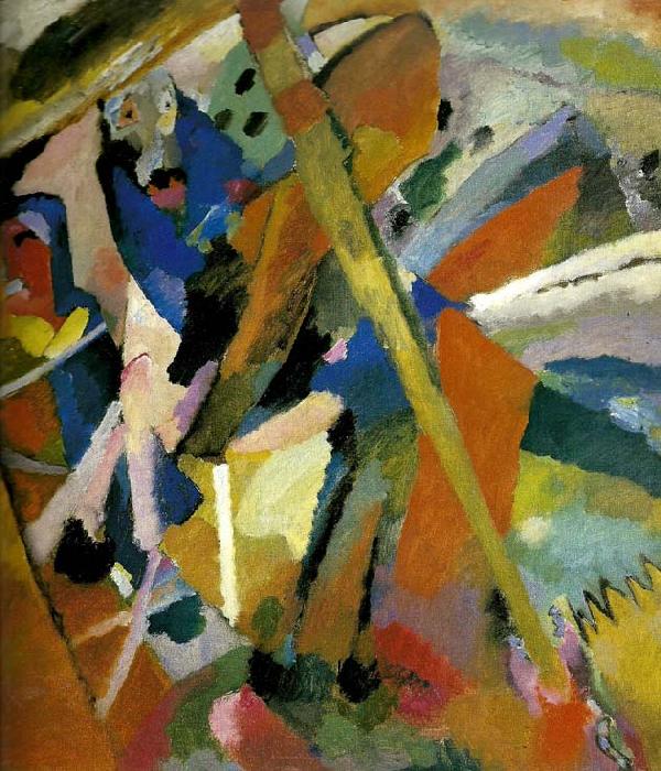 Wassily Kandinsky saint george oil painting image